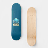 Wild Life! Great White Shark Ocean Blue Skateboard (Voorkant)