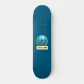 Wild Life! Great White Shark Ocean Blue Skateboard (Voorkant)