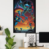 Wild Life - Ken Gage Art Poster (Thuiskantoor)