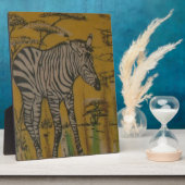 Wild Life Kenya African Safari Zebra.png Fotoplaat (Zijkant)