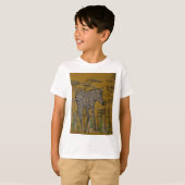 Wild Life Kenya African Safari Zebra.png T-shirt (Voorkant volledig)