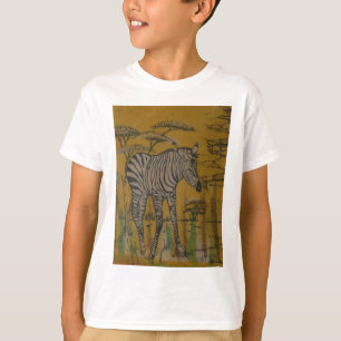 Wild Life Kenya African Safari Zebra.png T-shirt