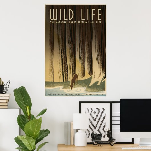 Wild Life Poster (Thuiskantoor)