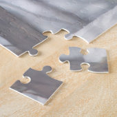 Wild Life Red Fox Hunting in Snowy Forest Winter Legpuzzel (Zijkant)