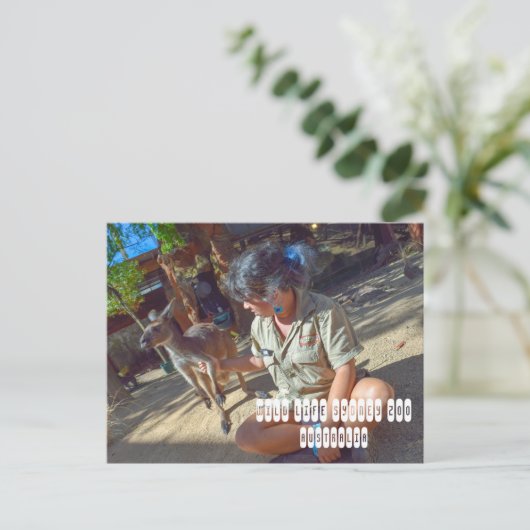Wild Life Sydney Zoo in Australië Briefkaart (Staand voorkant)