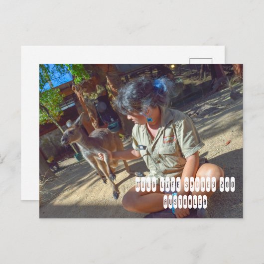 Wild Life Sydney Zoo in Australië Briefkaart (Voorkant / Achterkant)