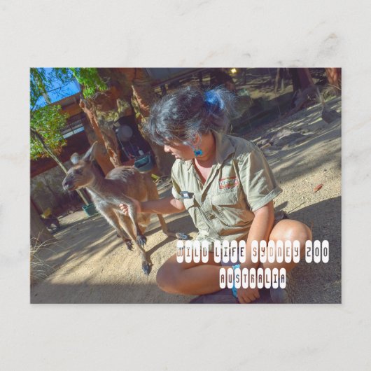 Wild Life Sydney Zoo in Australië Briefkaart (Voorkant)