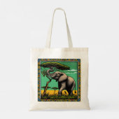wild-life thema tote bag (Achterkant)