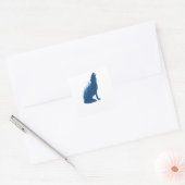 Wild Life Vierkante Sticker (Envelop)
