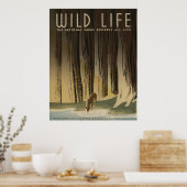 Wild Life  WPA-Poster Poster (Keuken)