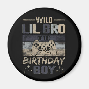 Wild Lil Bro van de Birthday Boy Video Gamer Magneet