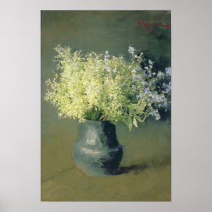 Wild Lilacs and Vergeet-Me-Nots, 1889 Poster