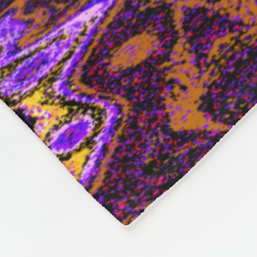 Wild Lilies 3 Fleece Deken (Hoek)