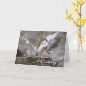 Wild Lilies Personalized 70th Wedding Jubileum Kaart (Gele Bloem)