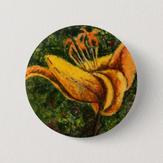 "Wild Lily" Floral Button (Voorkant)