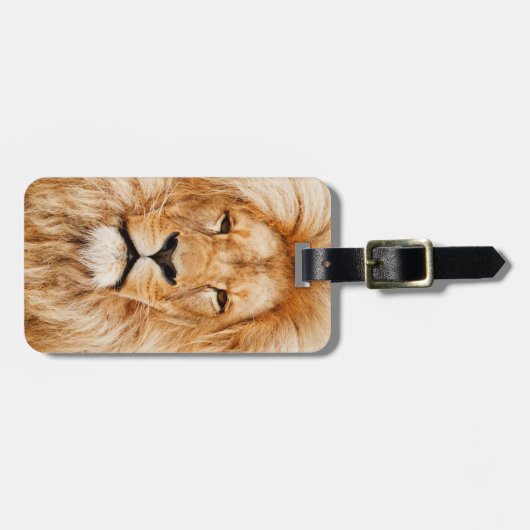 Wild Lion Custom Bagagelabel (Voorkant horizontaal)