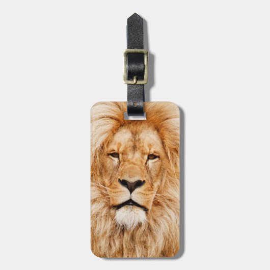 Wild Lion Custom Bagagelabel (Voorkant verticaal)