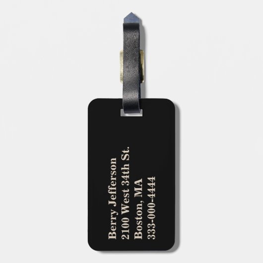 Wild Lion Custom Bagagelabel (Achterkant verticaal)