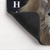 Wild Lion Foto Groene ogen gepersonaliseerd Muismat (Hoek)