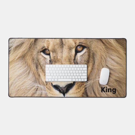 Wild Lion gepersonaliseerd Bureaumat (Keyboard & Muis)