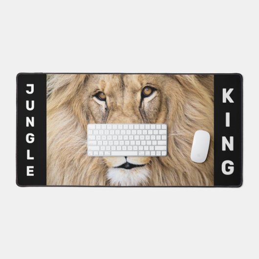 Wild Lion gepersonaliseerd Bureaumat (Keyboard & Muis)