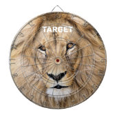 Wild Lion gepersonaliseerd Dartbord (Voorkant)