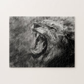 Wild Lion, Jigzaag Puzzle Legpuzzel (Horizontaal)