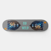 Wild Lion Skateboard | Wildlife Art Board (Horizontaal)