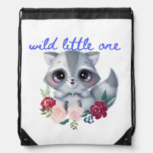 Wild Little One Raccoon Bag Trekkoord Rugzakje