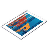 Wild Loon Spiral Foto Notitieboek (Linkerzijde)