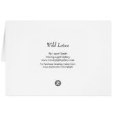 Wild Lotus (Achterkant Horizontaal)