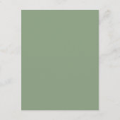 Wild Love | Boho Macrame Greenery Guest — Gegevens Informatiekaartje (Achterkant)