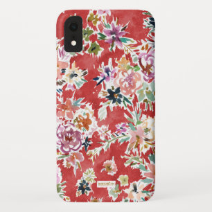 WILD LOVE Bold Red Floral Case-Mate iPhone Case