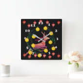 Wild Love Wall klok (Huis)