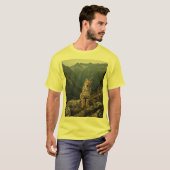 Wild Lynx in berglandschappen Basic T-shirt (Voorkant volledig)