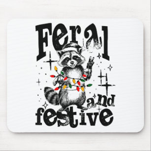 Wild maar feestelijk, overgestimuleerd maar feeste muismat
