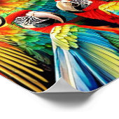 Wild Macaw Birds Poster (Hoek)