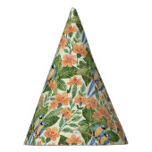 Wild Macaw Oerwoud Tropische Waterverf Feesthoedjes (Rechts)