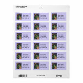 Wild Magic Halloween heks and cat door Renee Lavoi Etiket (Full Sheet)