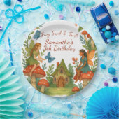 Wild Magical Fairy Garden Verjaardagsfeest - Papieren Bordje (Feest)
