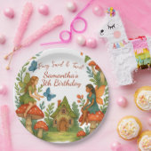 Wild Magical Fairy Garden Verjaardagsfeest - Papieren Bordje (Feest)