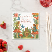 Wild Magical Fairy Garden Verjaardagsfeest - Servet (Insitu)