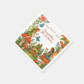 Wild Magical Fairy Garden Verjaardagsfeest - Servet (Hoek)