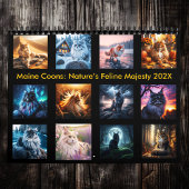 Wild Maine Coons: Natuur's Feline Majesty 202X Kalender