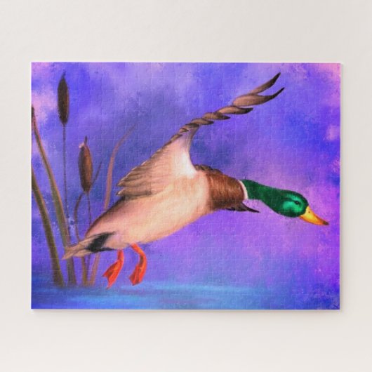 Wild Mallard Duck Puzzel (Horizontaal)