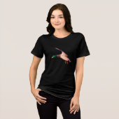 Wild Mallard Duck Tri-Blend Shirt (Voorkant volledig)