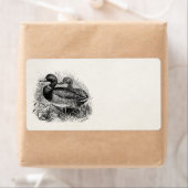 Wild Mallard Ducks Persoonlijke Sjabloon Etiket (Insitu)