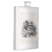 Wild Mallard Ducks Persoonlijke Sjabloon Heupfles (Rechts)