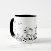 Wild Mam Wild Flower Doodles Mok (Voorkant links)