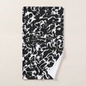 Wild Marble 3 - zwart en wit Bad Handdoek (Handdoek)
